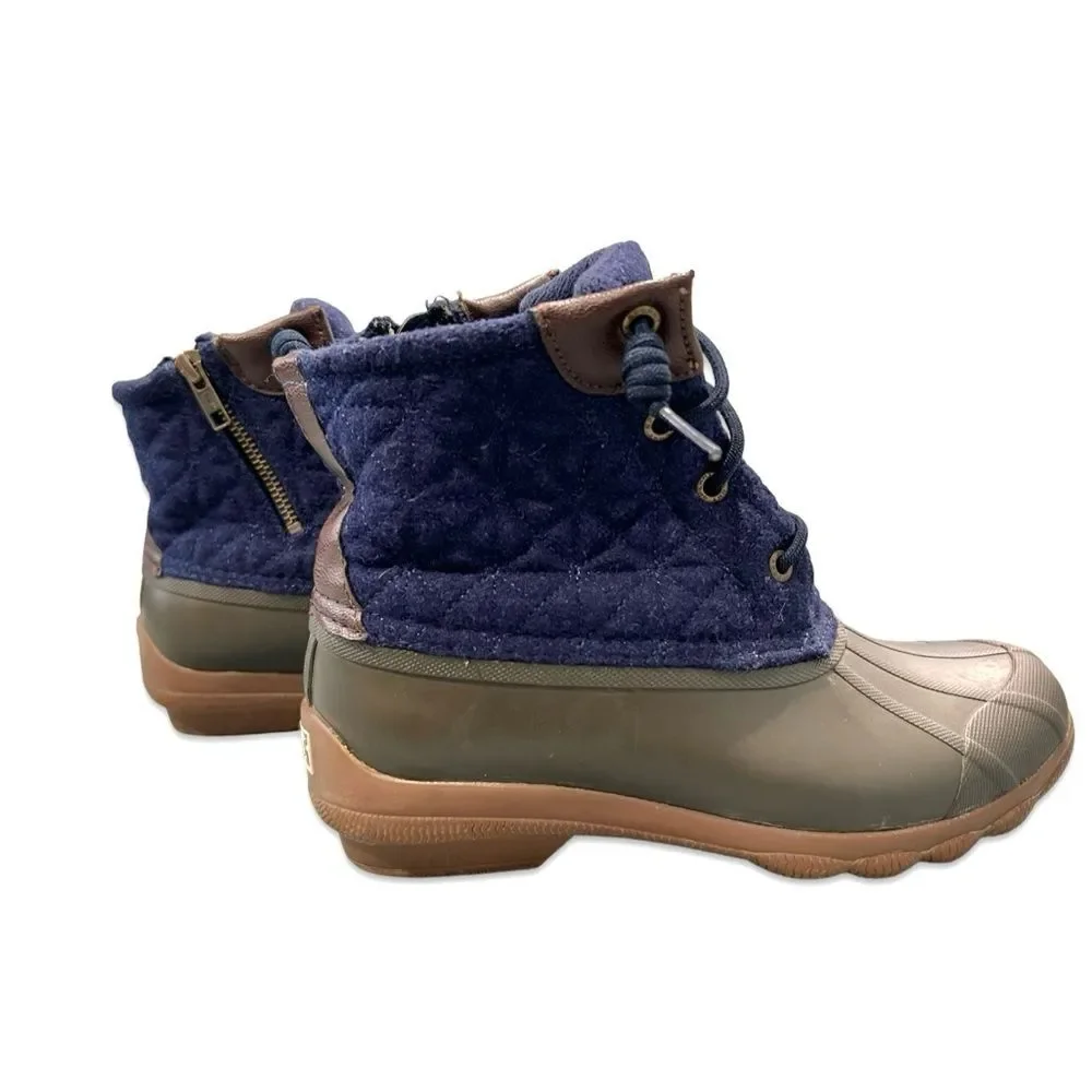 Sperry Classic Quilted Wool Rubber Duck Boots Women’s 7.5